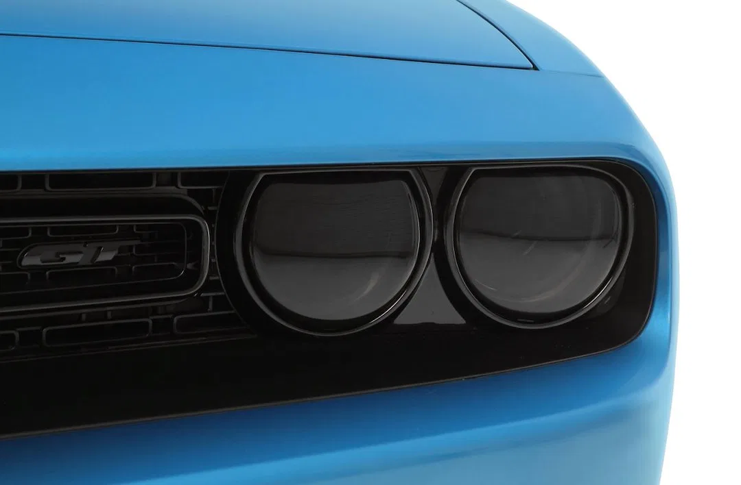 GT0165S – GT STYLING Headlight Cover, Full Cover Solid Smoke Plastic Set Of 4